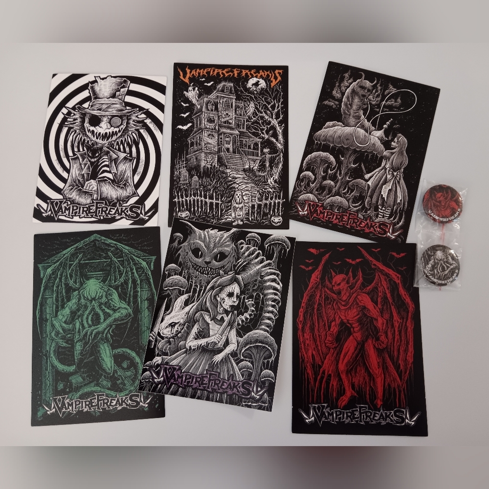 6 Stickers - VAMPIRE FREAKS - Picture 3 of 7